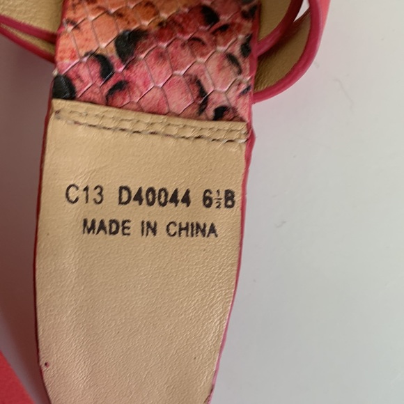 Cole Haan Grove Sandal Pink Python 6.5 - Picture 6 of 6
